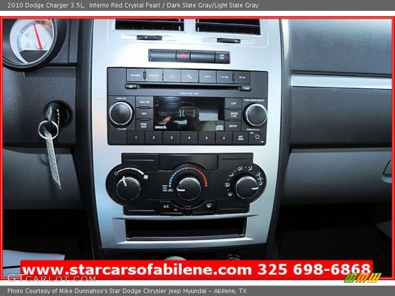 Inferno Red Crystal Pearl / Dark Slate Gray/Light Slate Gray 2010 Dodge Charger 3.5L