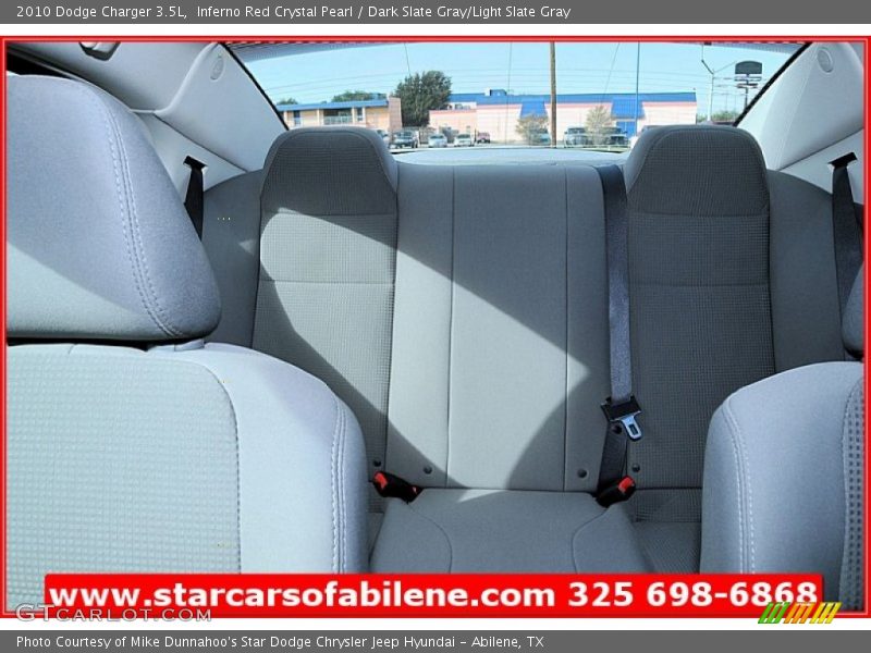 Inferno Red Crystal Pearl / Dark Slate Gray/Light Slate Gray 2010 Dodge Charger 3.5L