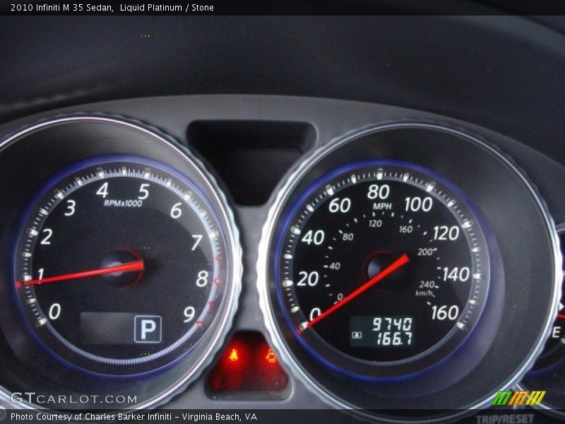 Liquid Platinum / Stone 2010 Infiniti M 35 Sedan