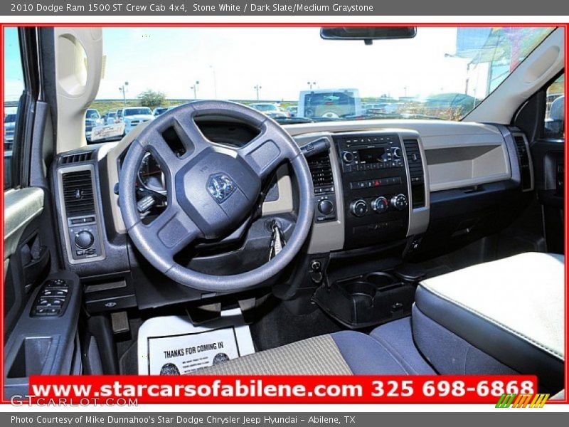 Stone White / Dark Slate/Medium Graystone 2010 Dodge Ram 1500 ST Crew Cab 4x4