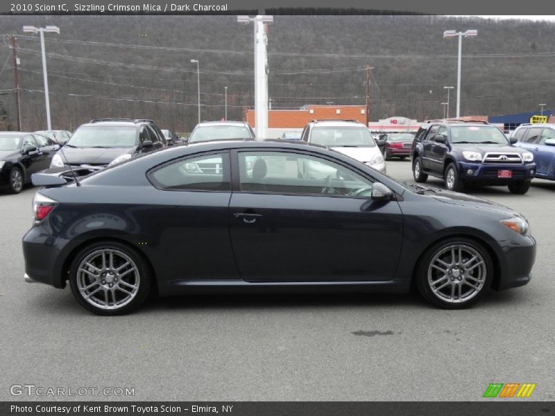 Sizzling Crimson Mica / Dark Charcoal 2010 Scion tC