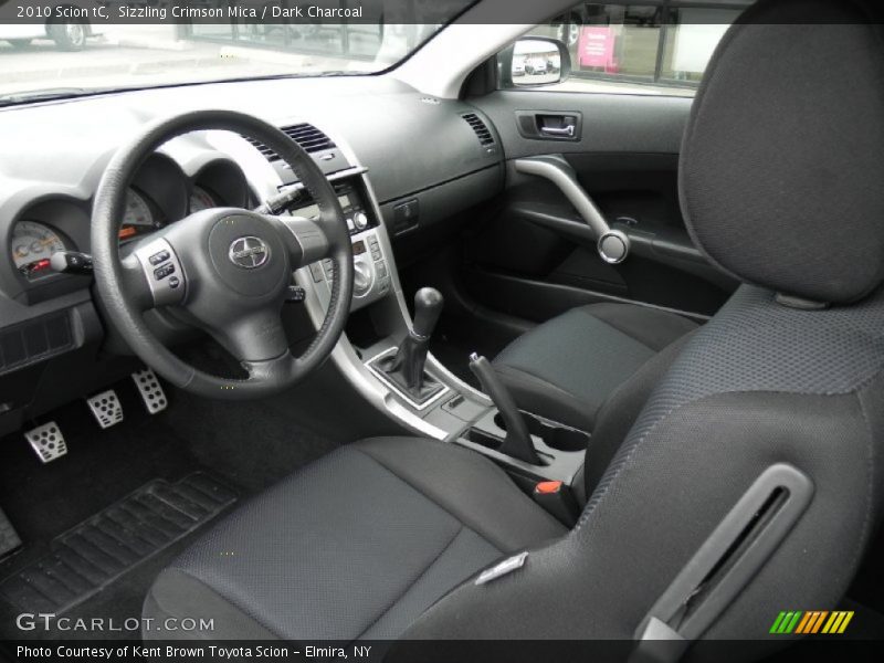 Sizzling Crimson Mica / Dark Charcoal 2010 Scion tC