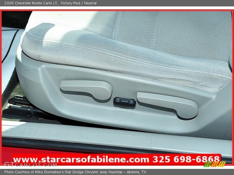 Victory Red / Neutral 2006 Chevrolet Monte Carlo LT