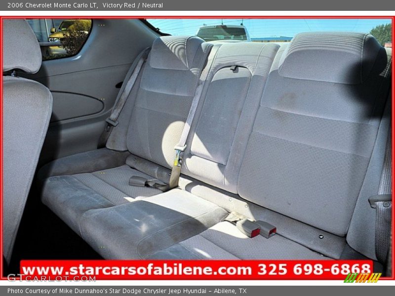 Victory Red / Neutral 2006 Chevrolet Monte Carlo LT