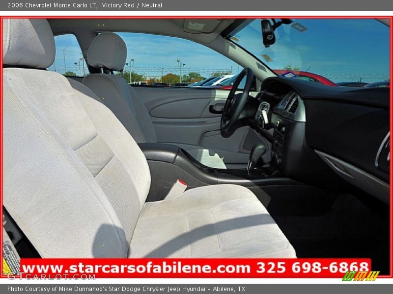 Victory Red / Neutral 2006 Chevrolet Monte Carlo LT