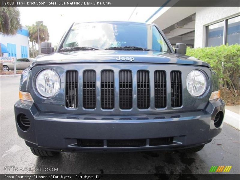 Steel Blue Metallic / Dark Slate Gray 2008 Jeep Patriot Sport