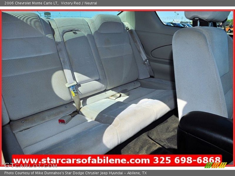 Victory Red / Neutral 2006 Chevrolet Monte Carlo LT