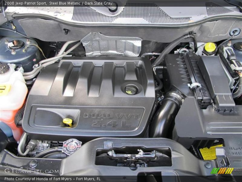 Steel Blue Metallic / Dark Slate Gray 2008 Jeep Patriot Sport