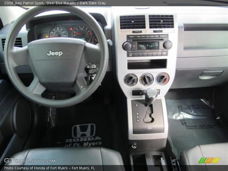 Steel Blue Metallic / Dark Slate Gray 2008 Jeep Patriot Sport