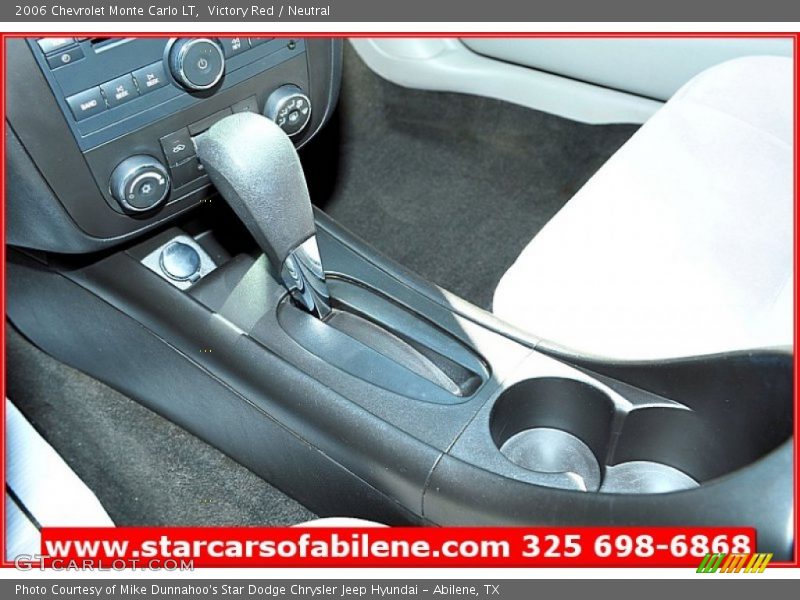 Victory Red / Neutral 2006 Chevrolet Monte Carlo LT
