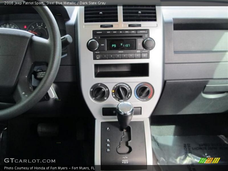 Steel Blue Metallic / Dark Slate Gray 2008 Jeep Patriot Sport
