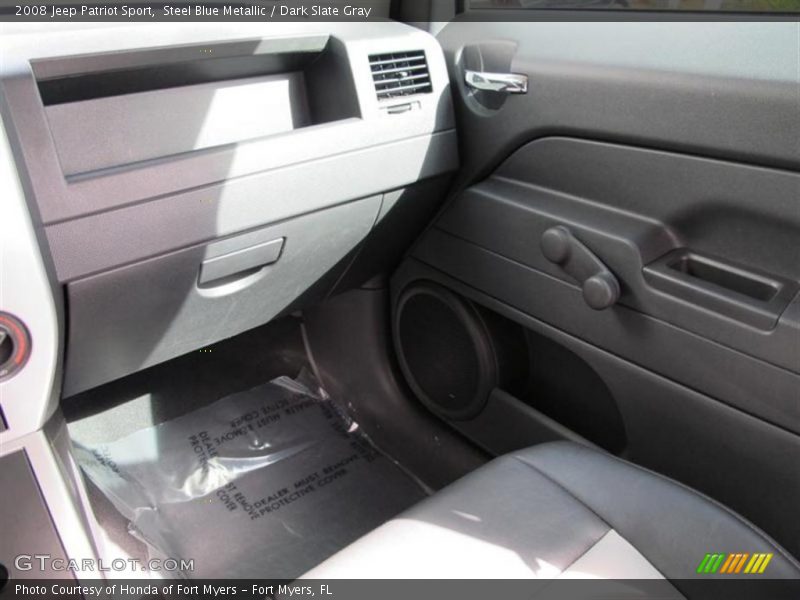 Steel Blue Metallic / Dark Slate Gray 2008 Jeep Patriot Sport