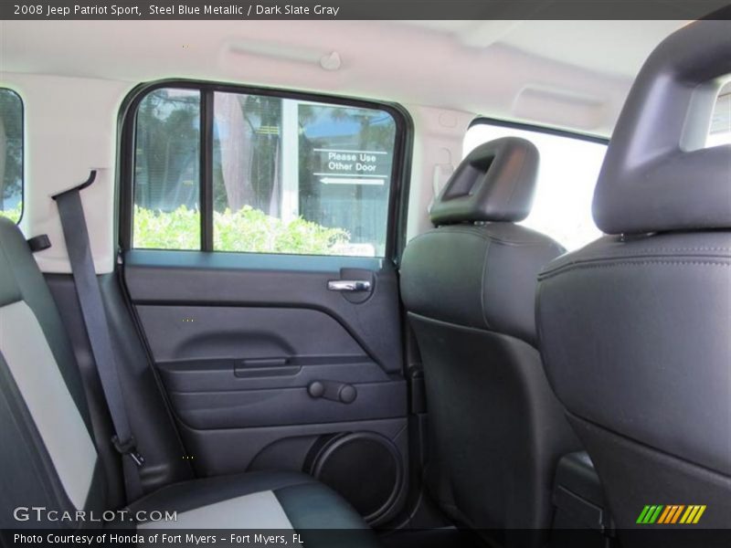 Steel Blue Metallic / Dark Slate Gray 2008 Jeep Patriot Sport