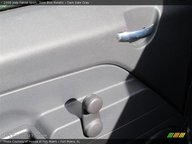 Steel Blue Metallic / Dark Slate Gray 2008 Jeep Patriot Sport
