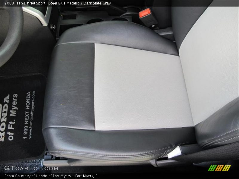 Steel Blue Metallic / Dark Slate Gray 2008 Jeep Patriot Sport