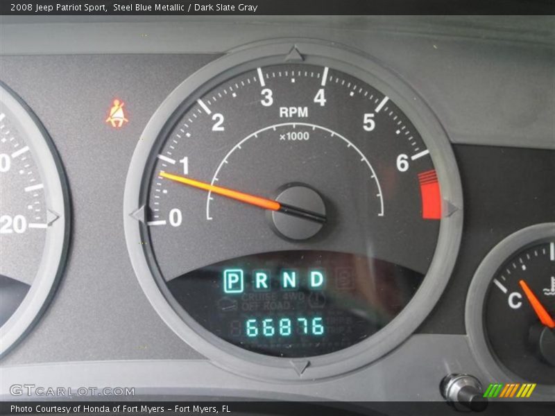 Steel Blue Metallic / Dark Slate Gray 2008 Jeep Patriot Sport