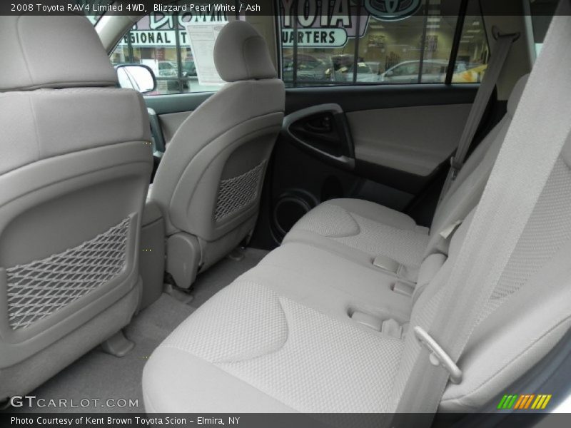 Blizzard Pearl White / Ash 2008 Toyota RAV4 Limited 4WD