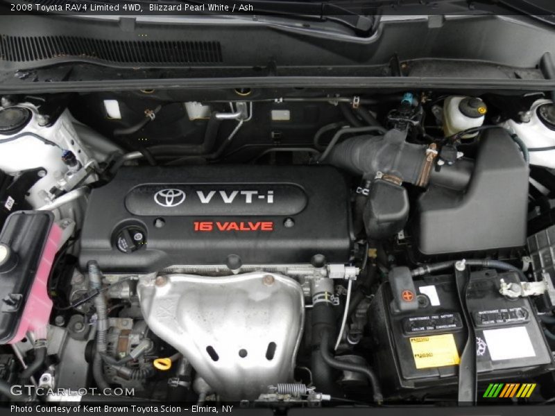 Blizzard Pearl White / Ash 2008 Toyota RAV4 Limited 4WD
