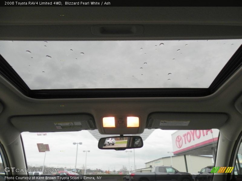 Blizzard Pearl White / Ash 2008 Toyota RAV4 Limited 4WD