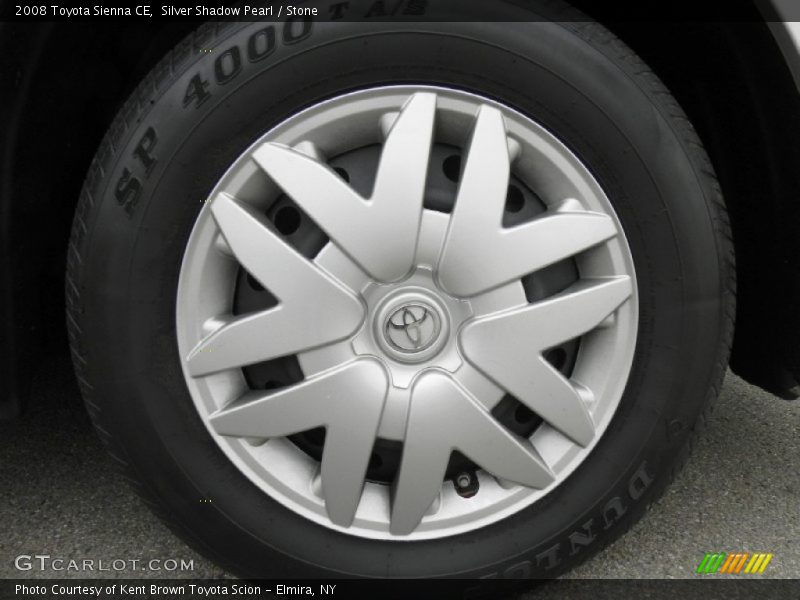 Silver Shadow Pearl / Stone 2008 Toyota Sienna CE