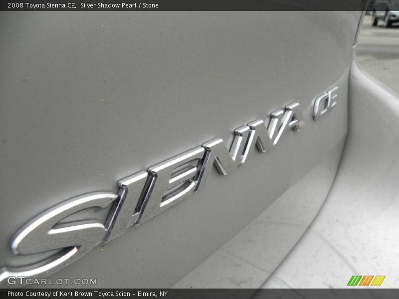 Silver Shadow Pearl / Stone 2008 Toyota Sienna CE