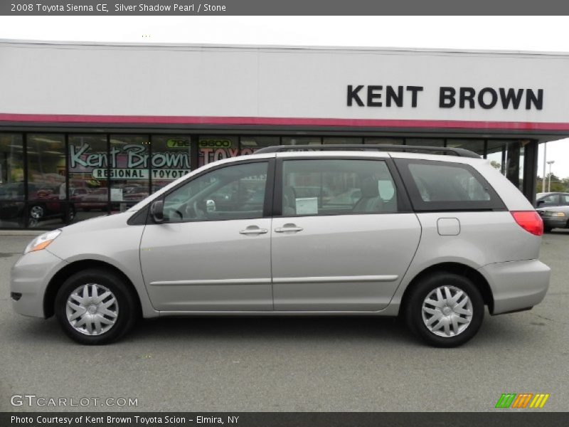 Silver Shadow Pearl / Stone 2008 Toyota Sienna CE