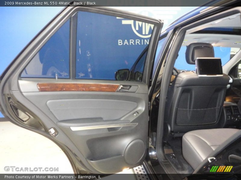 Black / Black 2009 Mercedes-Benz ML 550 4Matic