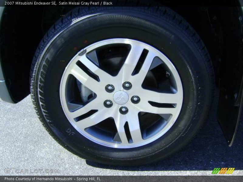 Satin Meisai Gray Pearl / Black 2007 Mitsubishi Endeavor SE