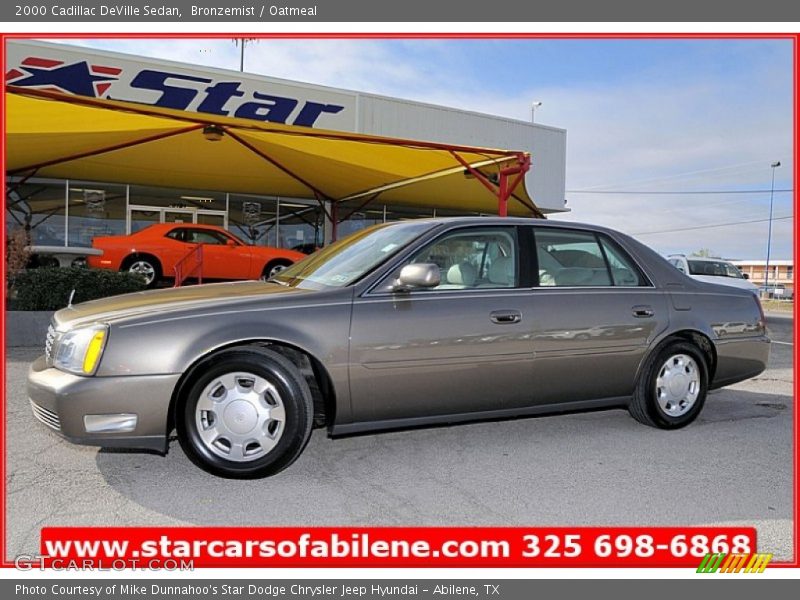 Bronzemist / Oatmeal 2000 Cadillac DeVille Sedan