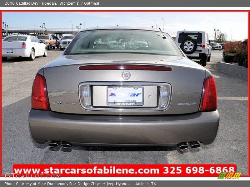 Bronzemist / Oatmeal 2000 Cadillac DeVille Sedan