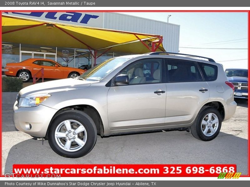 Savannah Metallic / Taupe 2008 Toyota RAV4 I4