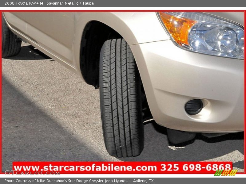 Savannah Metallic / Taupe 2008 Toyota RAV4 I4