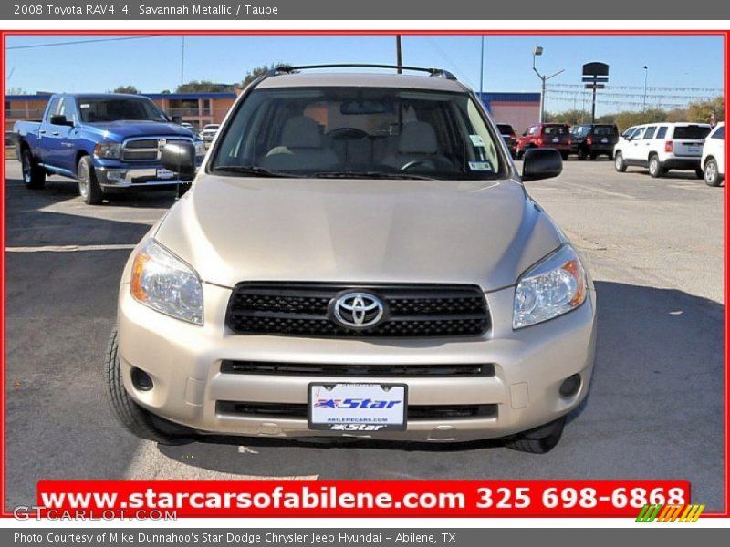 Savannah Metallic / Taupe 2008 Toyota RAV4 I4