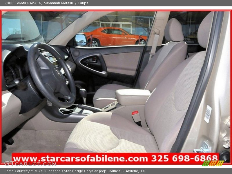 Savannah Metallic / Taupe 2008 Toyota RAV4 I4