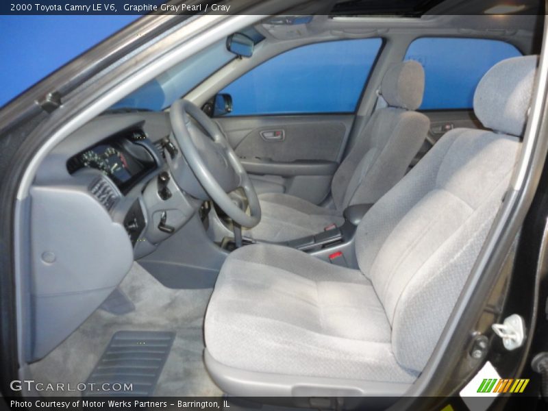 Graphite Gray Pearl / Gray 2000 Toyota Camry LE V6