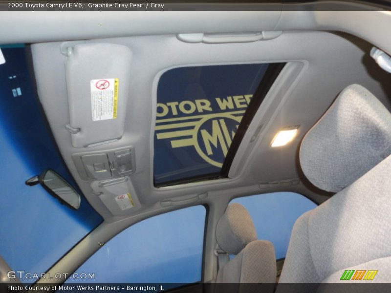 Graphite Gray Pearl / Gray 2000 Toyota Camry LE V6