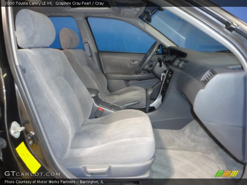 Graphite Gray Pearl / Gray 2000 Toyota Camry LE V6