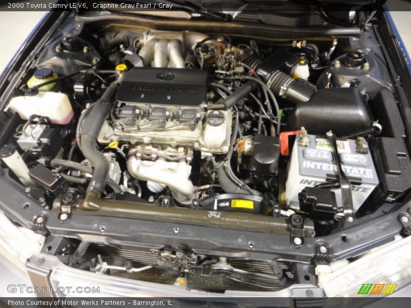 Graphite Gray Pearl / Gray 2000 Toyota Camry LE V6