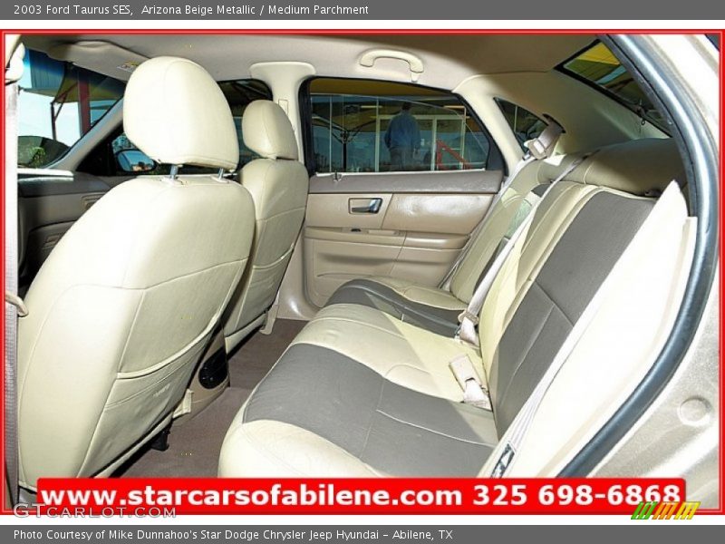 Arizona Beige Metallic / Medium Parchment 2003 Ford Taurus SES