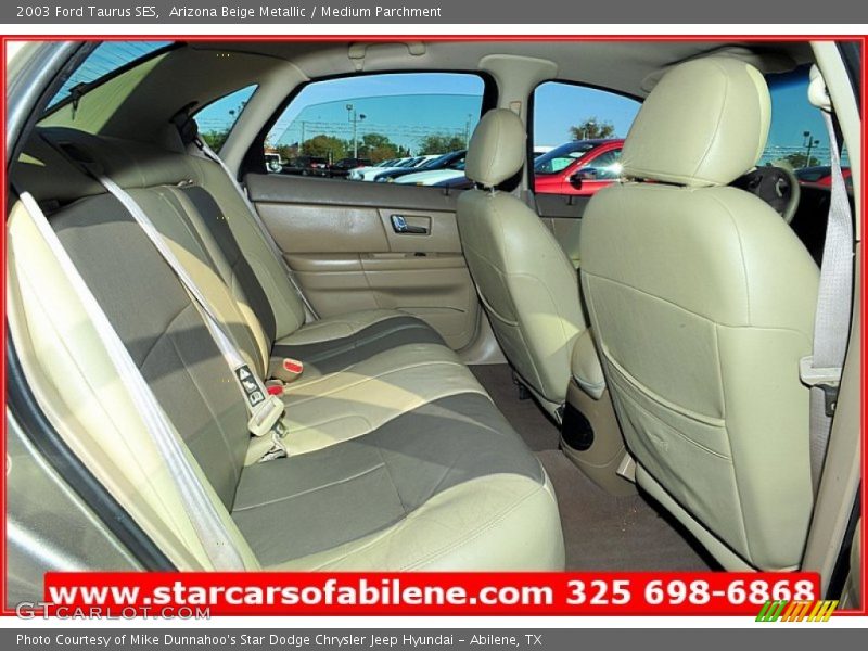 Arizona Beige Metallic / Medium Parchment 2003 Ford Taurus SES