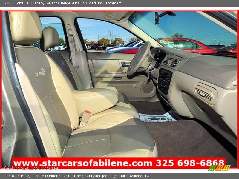 Arizona Beige Metallic / Medium Parchment 2003 Ford Taurus SES