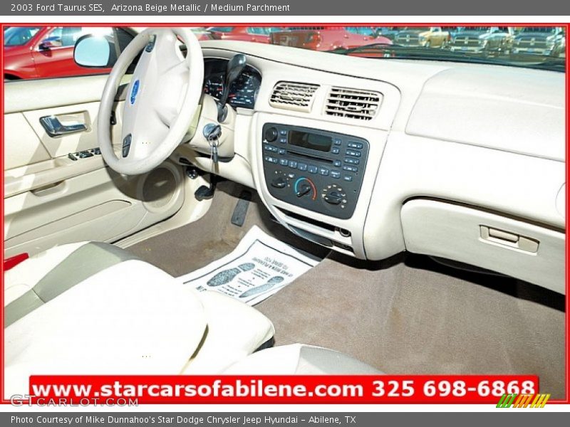 Arizona Beige Metallic / Medium Parchment 2003 Ford Taurus SES