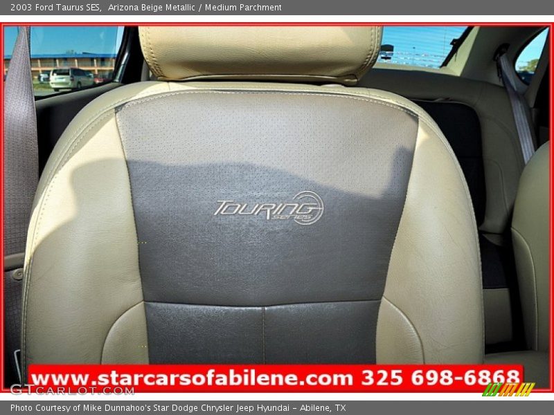 Arizona Beige Metallic / Medium Parchment 2003 Ford Taurus SES