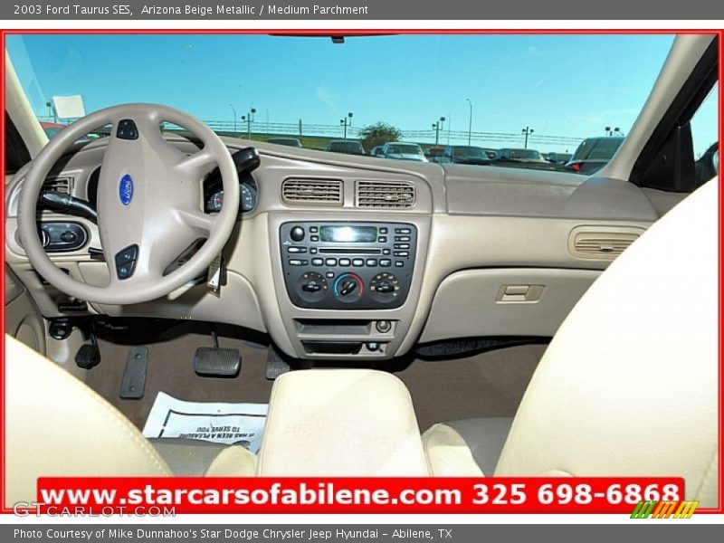Arizona Beige Metallic / Medium Parchment 2003 Ford Taurus SES