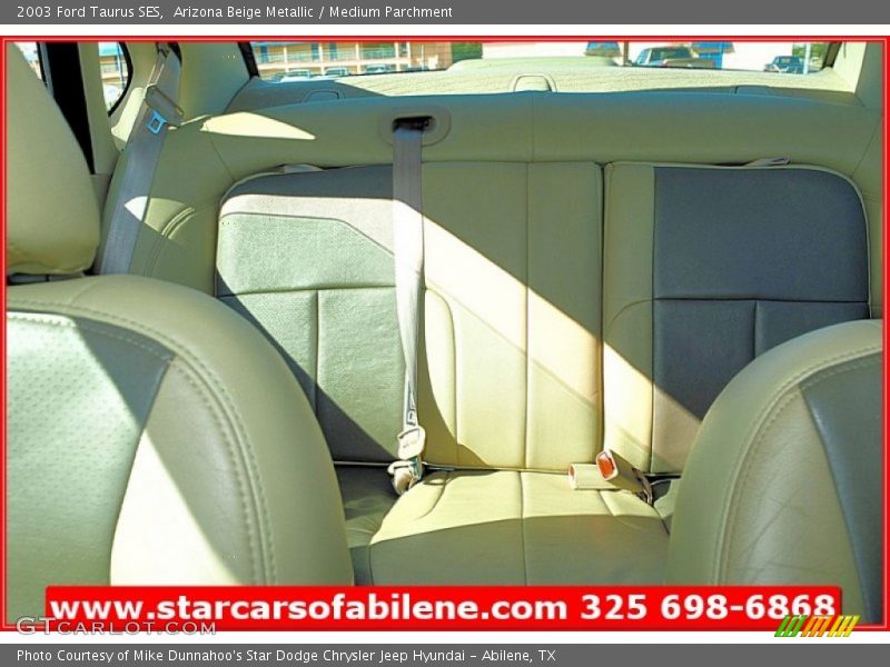 Arizona Beige Metallic / Medium Parchment 2003 Ford Taurus SES