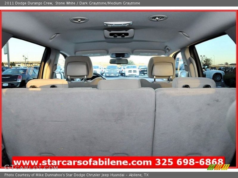 Stone White / Dark Graystone/Medium Graystone 2011 Dodge Durango Crew