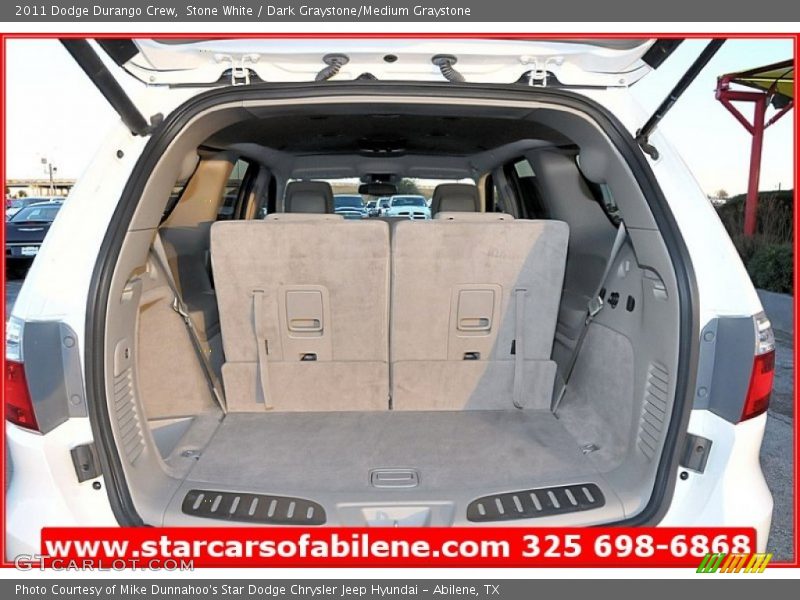 Stone White / Dark Graystone/Medium Graystone 2011 Dodge Durango Crew