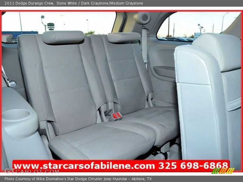 Stone White / Dark Graystone/Medium Graystone 2011 Dodge Durango Crew