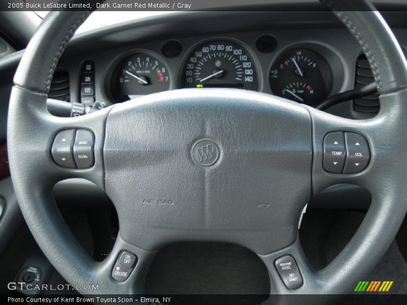 Dark Garnet Red Metallic / Gray 2005 Buick LeSabre Limited