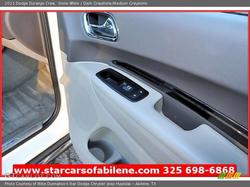 Stone White / Dark Graystone/Medium Graystone 2011 Dodge Durango Crew